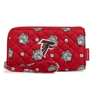 Vera Bradley Red Quilted Atlanta Falcons Wristlet